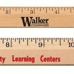 custom printed wood rulers